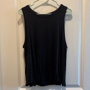 Black Sleeveless Women's Top